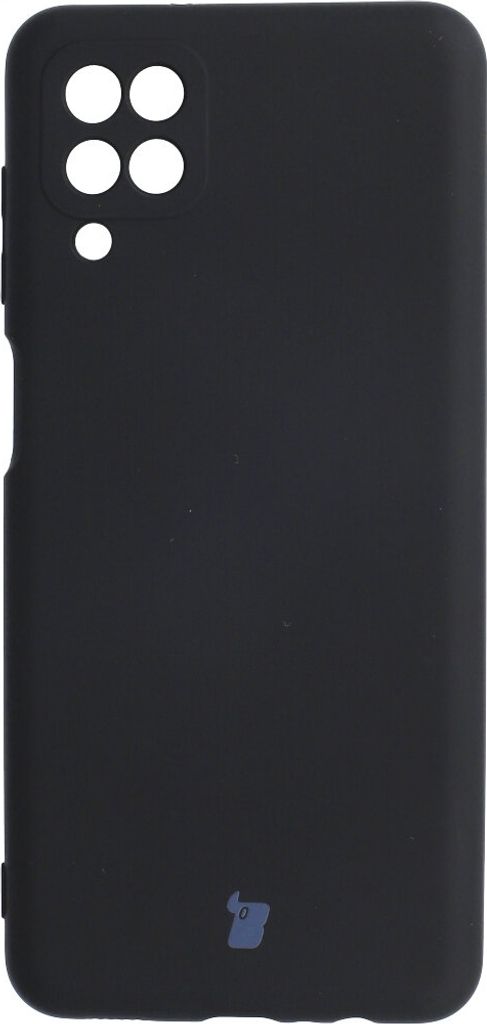 Bizon Case Silikon für Galaxy A12 / M12, schwarz