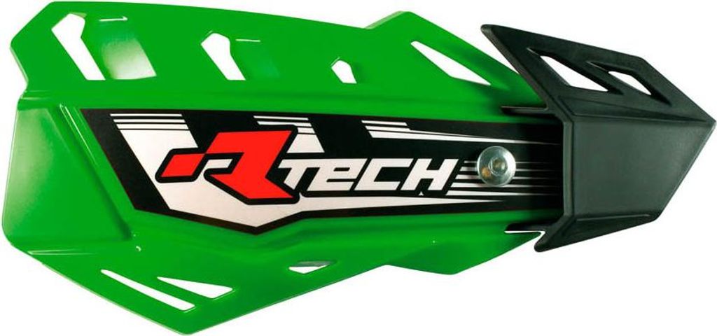 Flx Cross/Enduro Handguards (Farbe Grün) (Mit 2 Arten Von Lenker- Und Griffbefestigungen)
