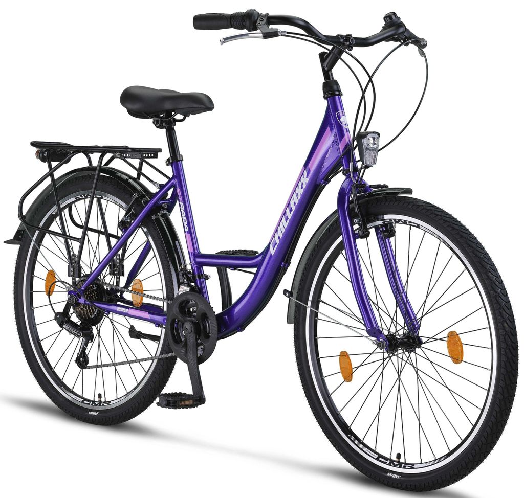 Chillaxx Bike Strada Premium City Bike w rozmiarach 24, 26, Zdjęcie produktu 