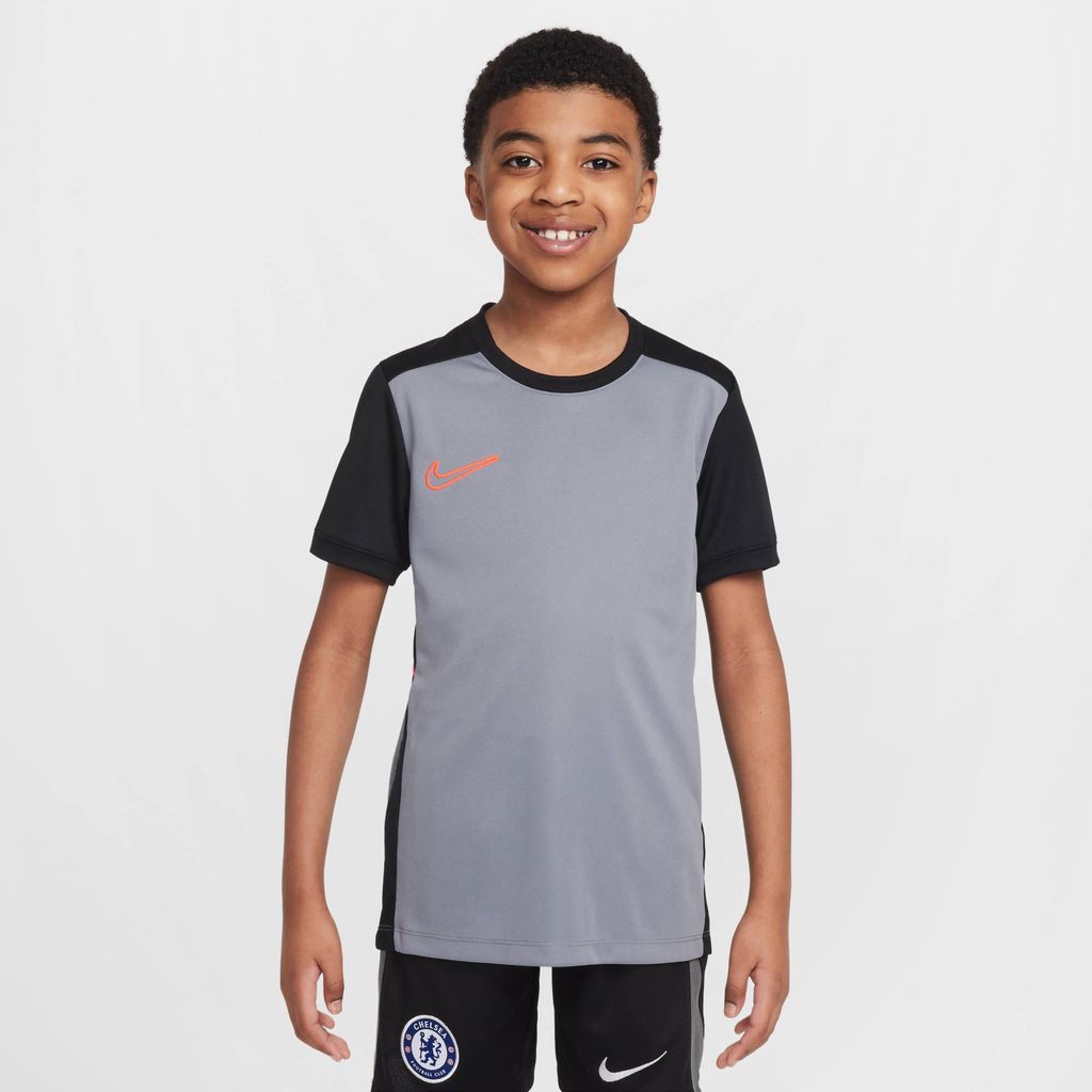 Nike Dri-Fit Academy25 TOP SS -PD Kinder Funktionsshirt grau/schwarz grau/schwarz XS