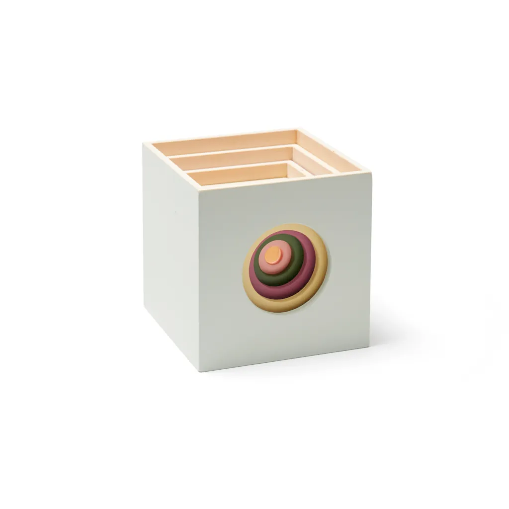 Cubes à empiler Edvin 5 blocs légers et décoratifs pour chambre d'enfant
