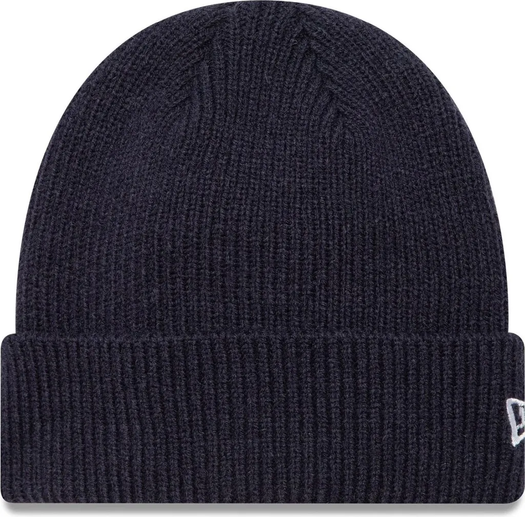 Bonnet d'hiver New Era Wool Cuff Knit - Bonnet Maille Bleu Marine Chaud