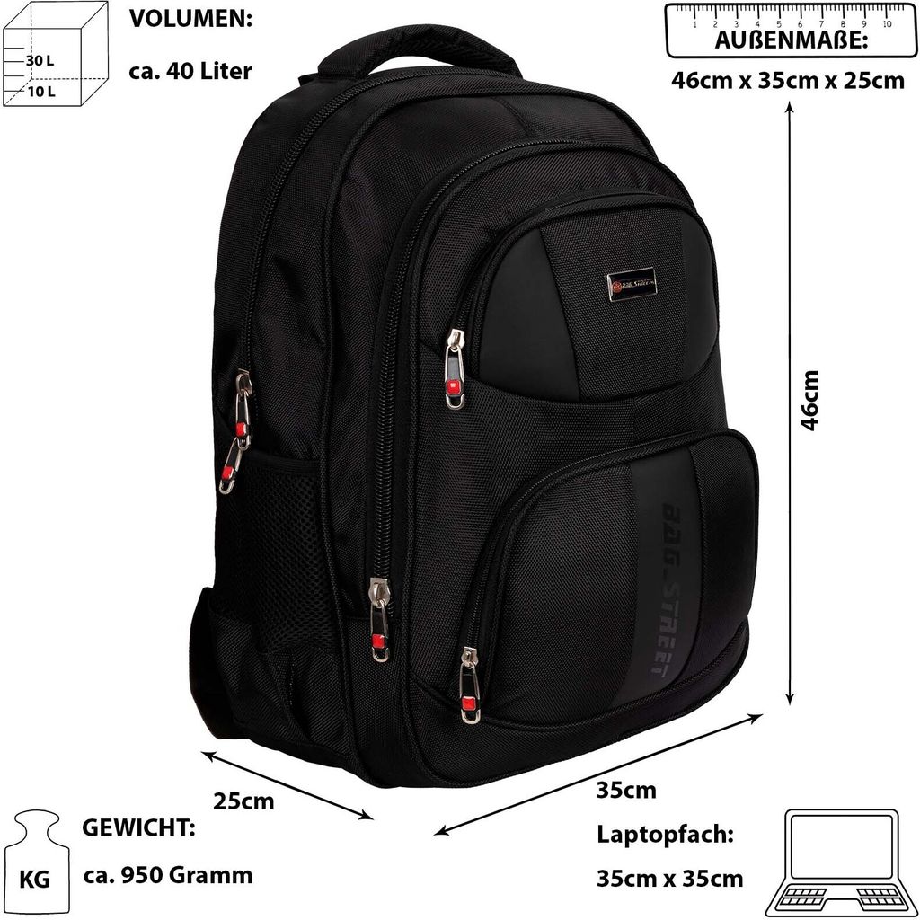 Bag Street Rucksack Sport Reisen  Arbeit Freizeit Produktbild 2