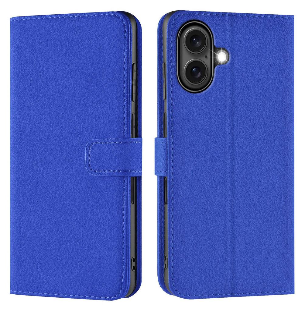 Book Case für iPhone 16 Hülle Flip Cover Handy Tasche Produktbild 