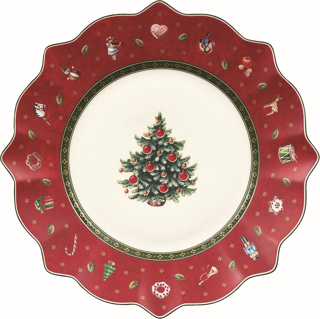 Villeroy & Boch Frühstücksteller Toy's Delight rot,weiß Produktbild 
