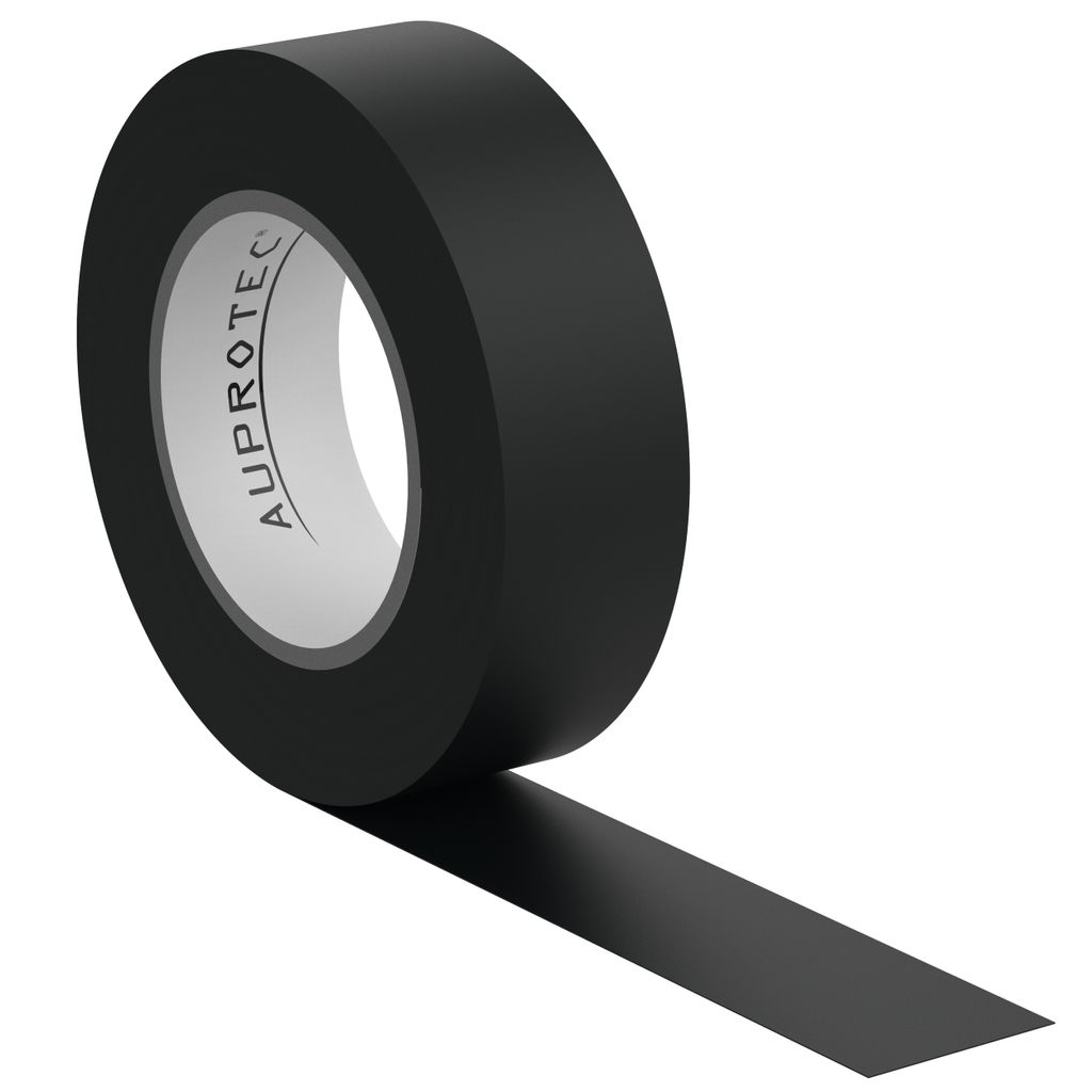 1x AUPROTEC Isolierband Schwarz 15mm x 10m