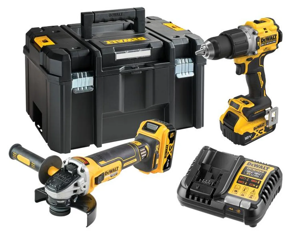 Kit DEWALT XR 18V Brushless 5,0 Ah : DCD805 puissant et DCG405 fiable