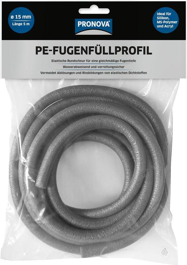 PE-Fugenfüllprofil 15 mm, 5 m