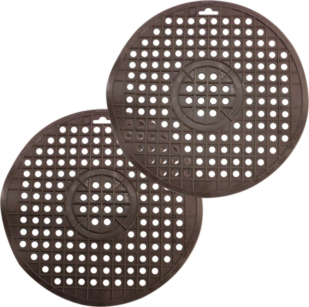 com-four® 2x wkładka do zlewozmywaka - Okrągła mata do Zdjęcie produktu 