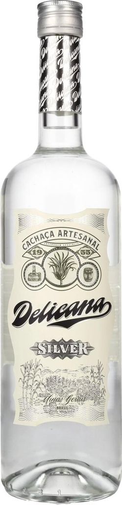 Delicana SILVER Cachaça Artesanal 38% Vol. 1l Produktbild 