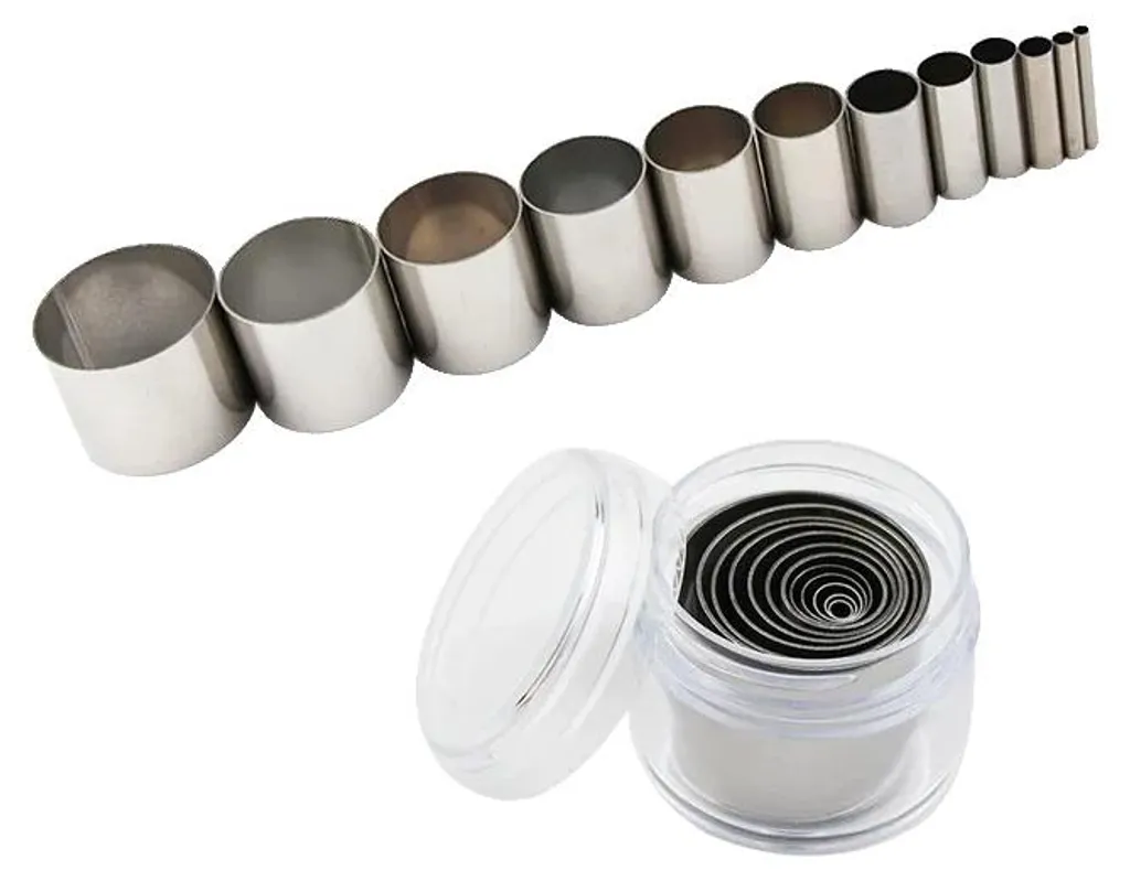 Finissez-en avec les coupes irrégulières grâce au kit 12 cercles inox