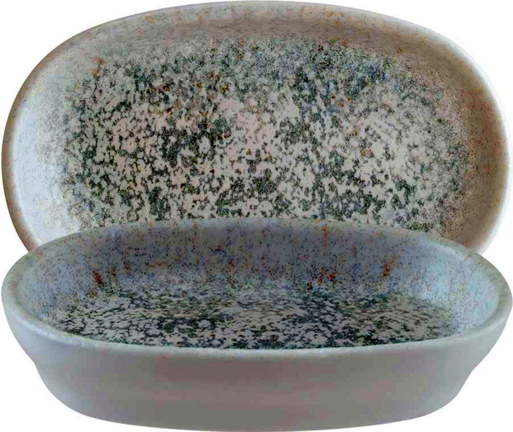 Lunar Ocean Blue Hygge Schale oval 10x6,5cm; 6cl - 12 Stück