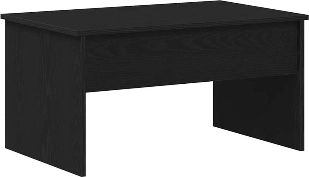 Couchtisch Schwarz Eichen-Optik 80 x 50,5 x 41,5 cm
