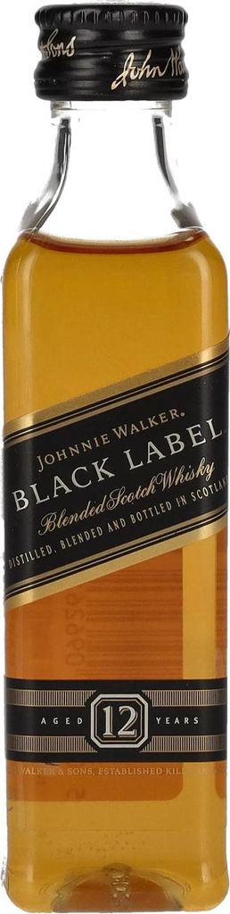 Johnnie Walker BLACK LABEL 12 Years Old Blended Scotch Image du produit 