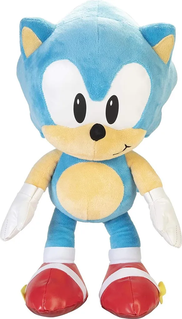 Sonic the Hedgehog Peluche 50cm - Grande Taille pour Câlins et Sans Danger