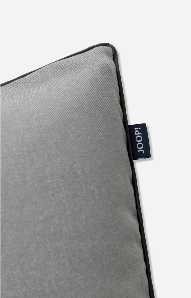 JOOP! Essential Housse de Coussin Anthracite 40x40 cm Décorative Chic - 5