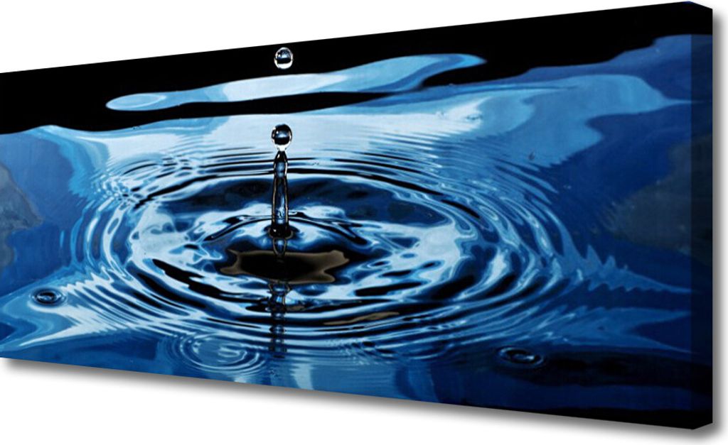 Tulup Leinwand-Bilder 125x50 Wandbild Canvas Kunstdruck Wasser Kunst