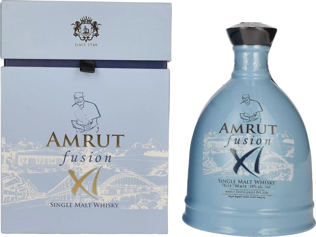 Amrut FUSION XI Single Malt Whisky 50% Vol. 0,7l in Geschenkbox