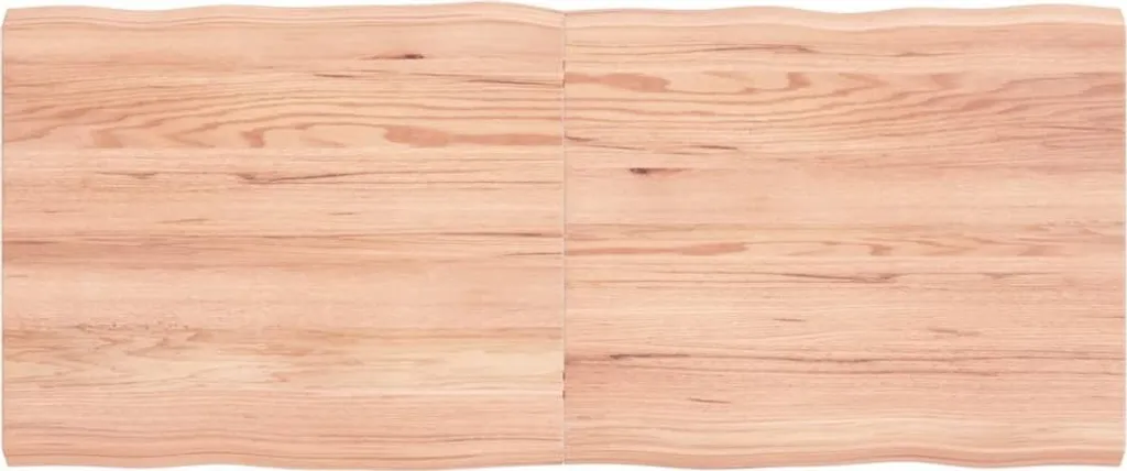 vidaXL Piano Tavolo 120x50 cm Legno Massiccio con Bordo ad Albero