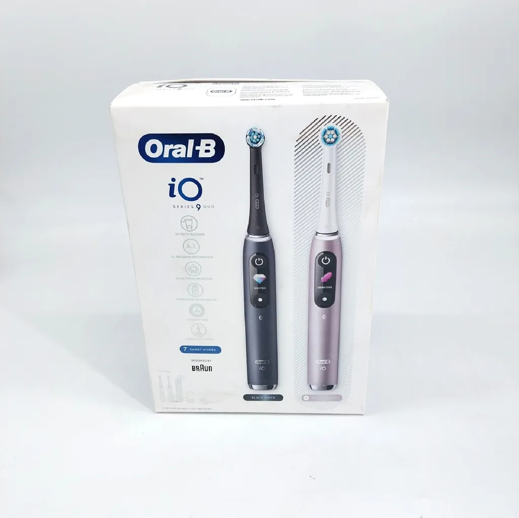 Oral-B iO 9 Brosse à dents électrique Duo contre la Plaque Dentaire