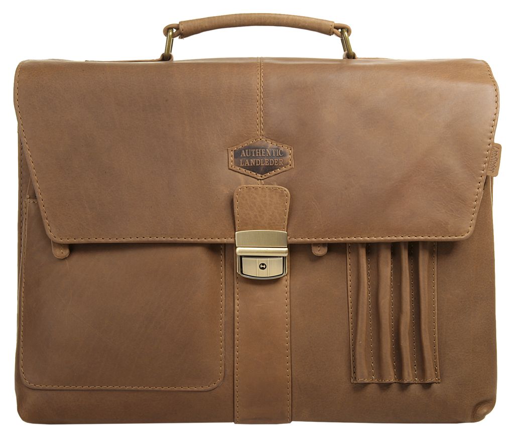 Landleder Aktentasche Herren, Damen 018881 braun