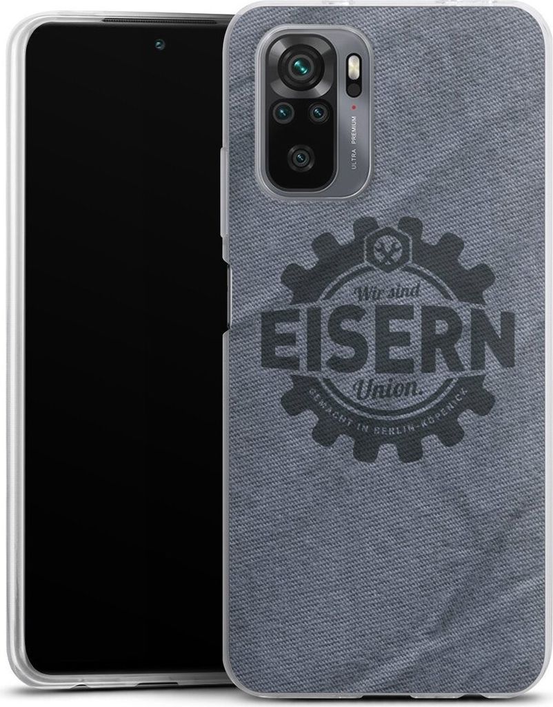 DeinDesign Slim Hülle für Xiaomi Redmi Note 10S Silikon Case Ultra Dünn Handyhülle 1. FC Union Berlin FCU Offizielles Lizenzprodukt