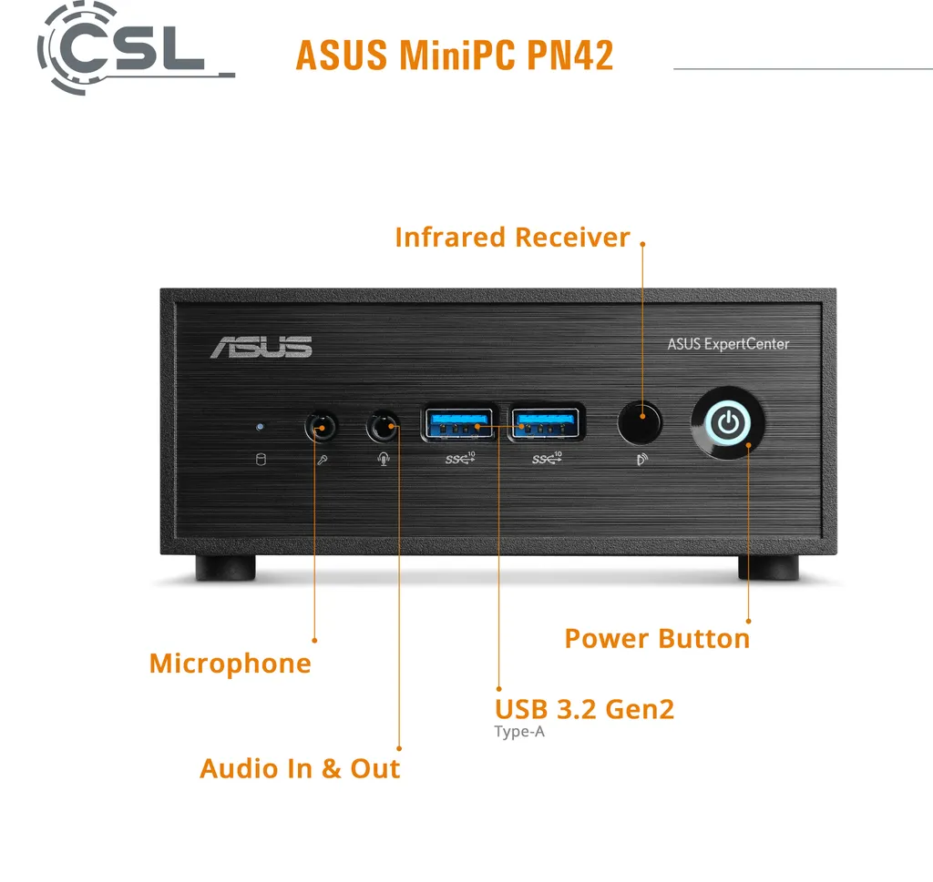 Ordinateur compact ASUS PN42 Intel N200 8Go RAM SSD 500Go Win 11 - 3
