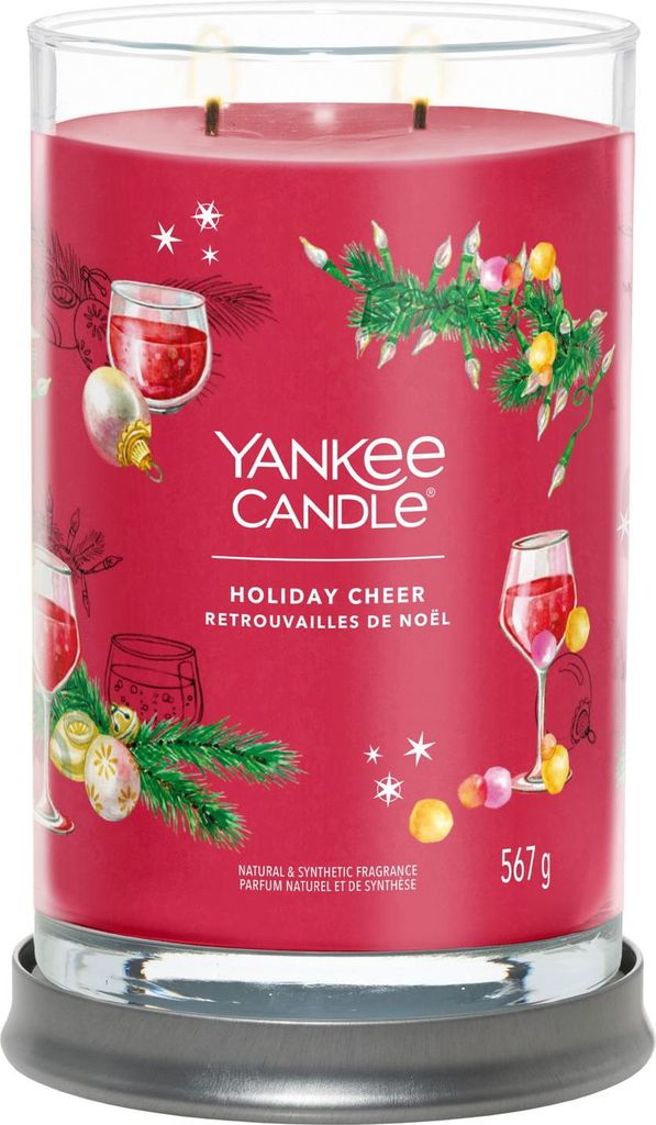 Yankee Candle Holiday Cheer Unterschrift Tumbler groß 567 g Produktbild 