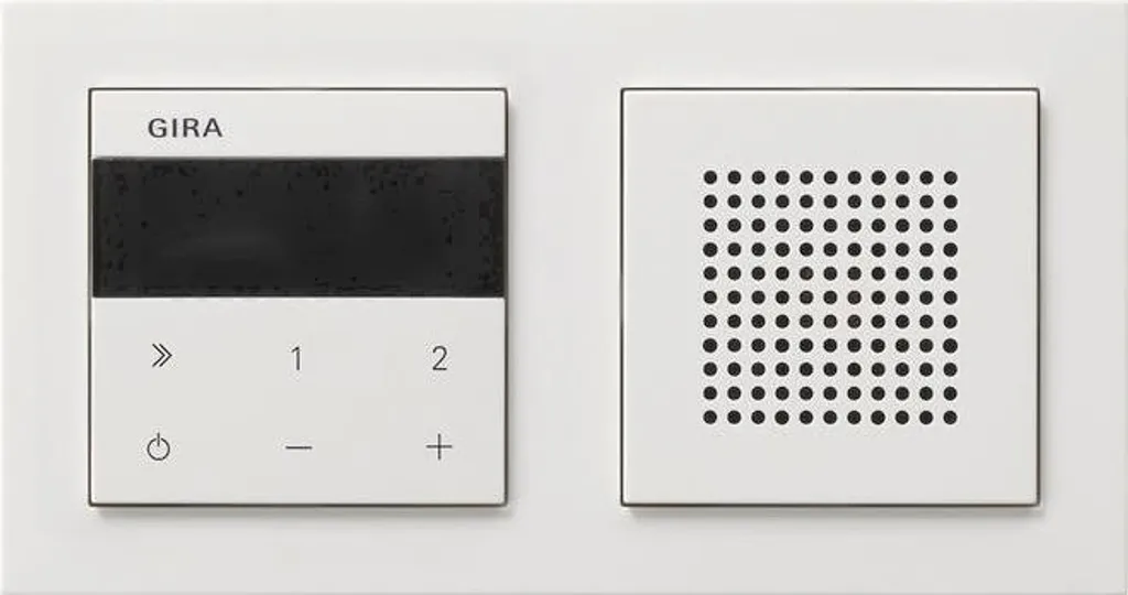Radio de cuisine et salle de bain GIRA 232029 encastrée blanche