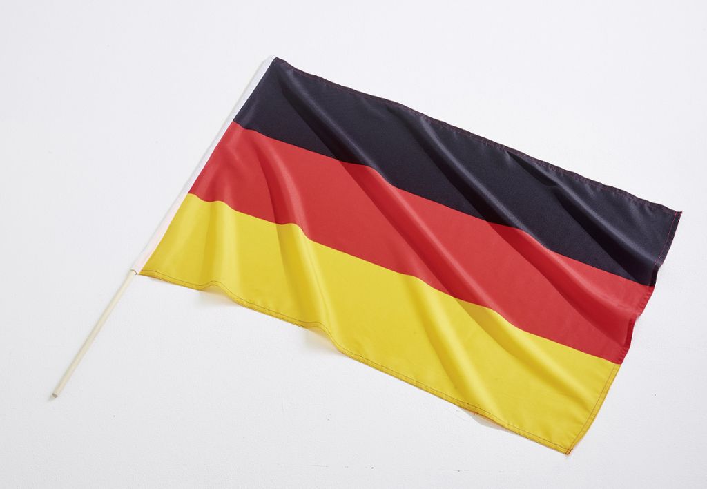 Stockfahne ca 60 x 90 cm, Fan-Fahne Deutschland Produktbild 