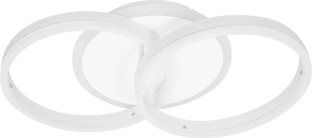 Plafonnier LED moderne pour chambre et salon blanc montage en saillie