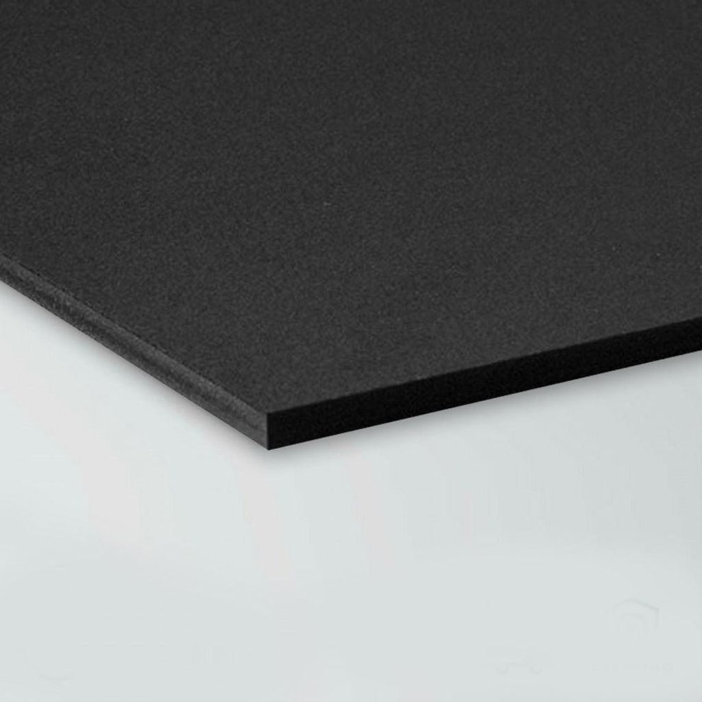Forex-Platte Stärke 10 mm 100x50 cm schwarz
