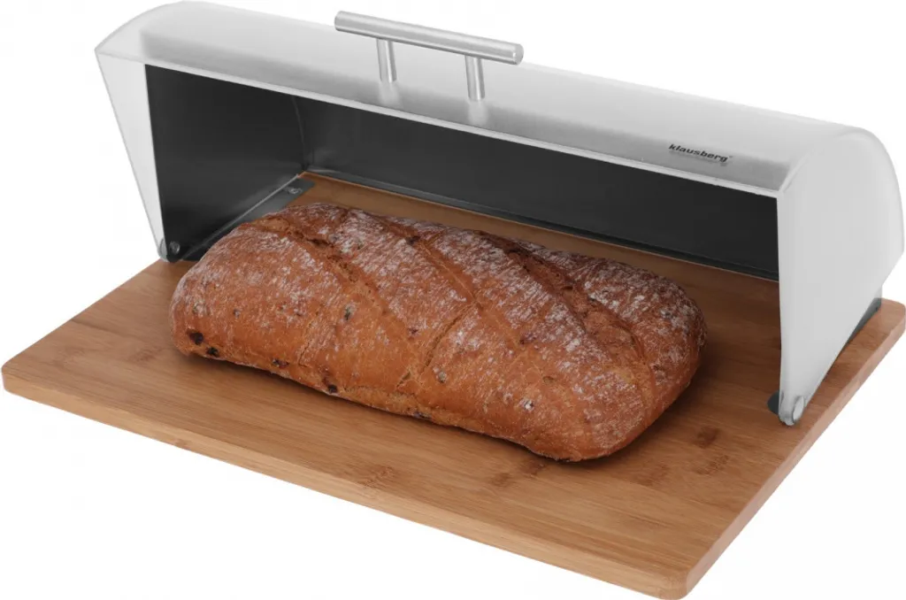 Brotkasten Aus Metall, Schwarz, Brotaufbewahrung, Brotbehälter Mit Holzdeckel, Bauernhaus