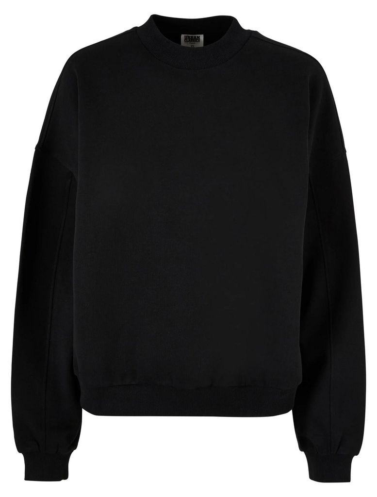 Urban Classics - Pullover Rundhalsausschnitt für Damen TN669 (XS) (Schwarz)