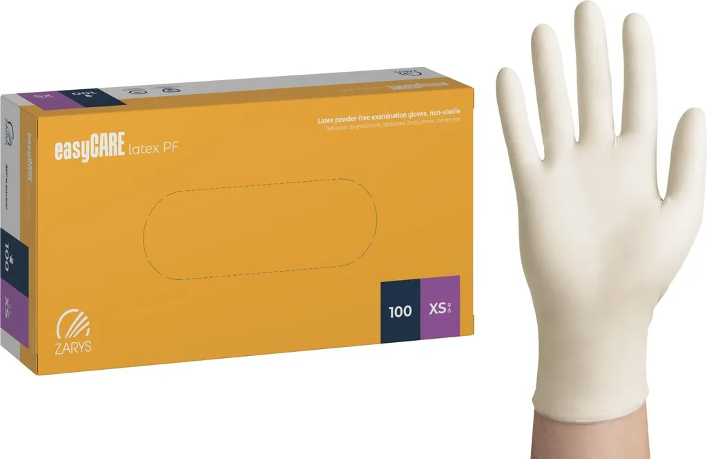 Guanti in lattice EasyCare XS 100 pz: protezione professionale certificata