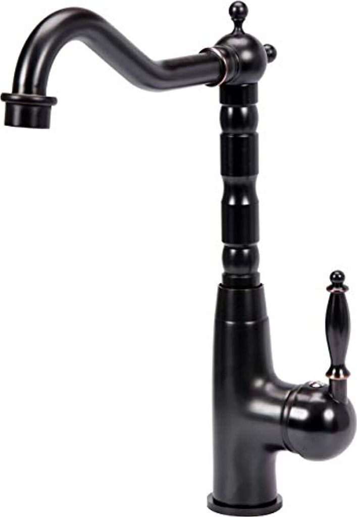 Küchenarmatur RETRO BLACK , Vintage, Wasserhahn, Produktbild 