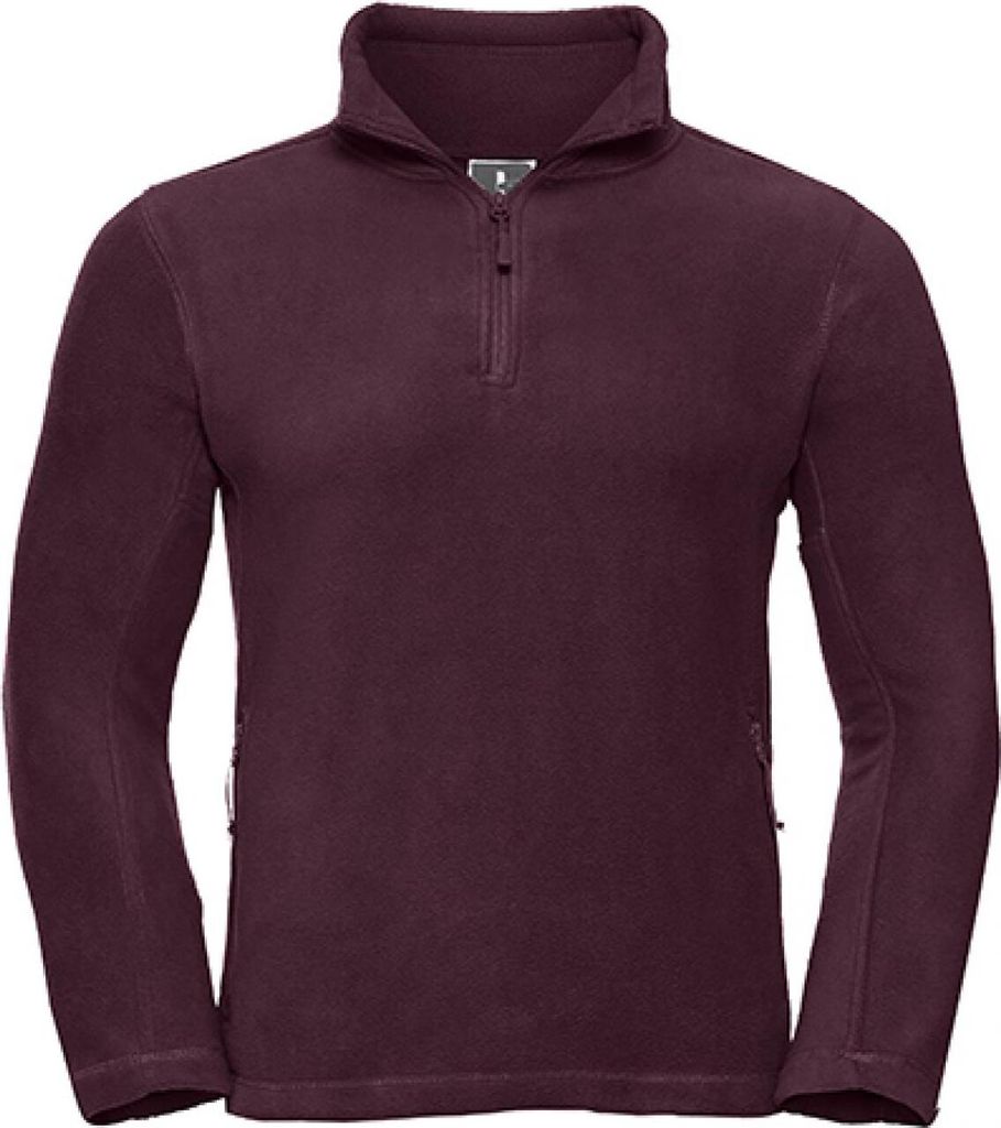Russell R-874M-0 | Outdoor Fleece 1/4-Zip - Farbe: Burgundy - Größe: XS