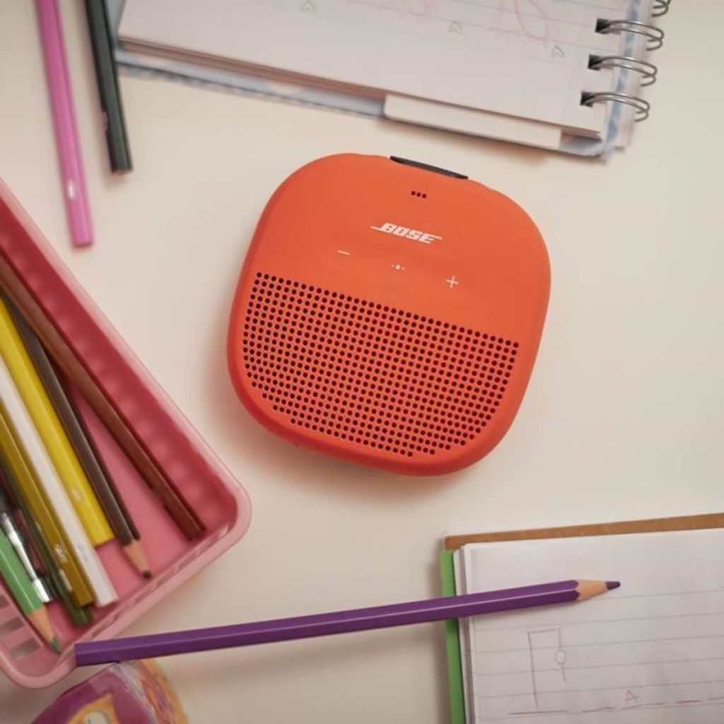 2024 Bose Soundlink Micro Orange Bluetooth Speaker