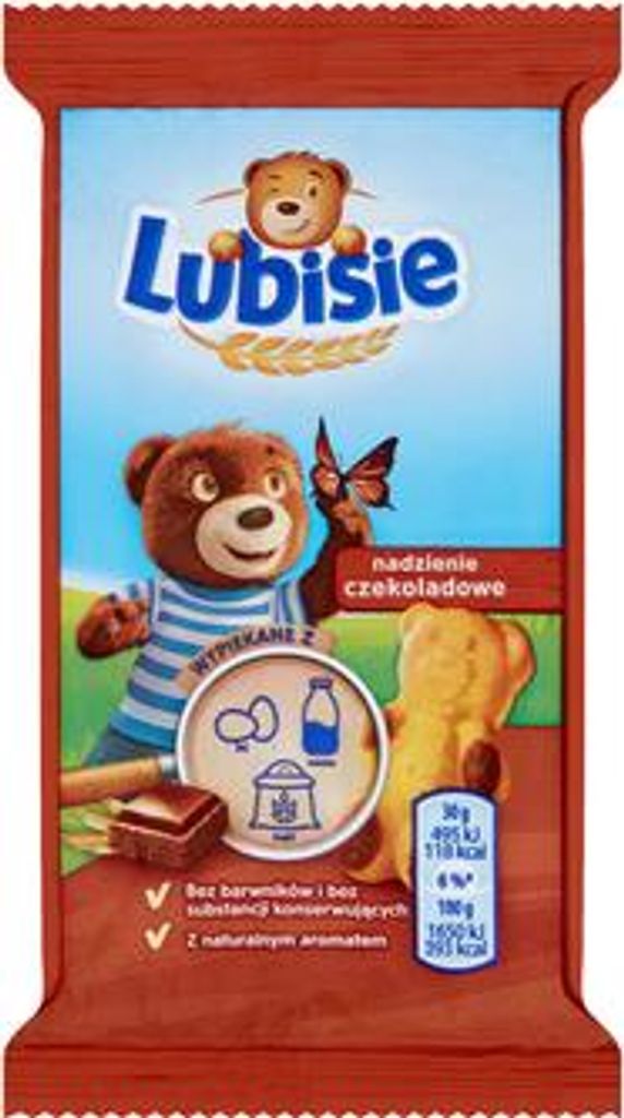 Lubisie Ciastka z nadzieniem czekoladowym Zdjęcie produktu 