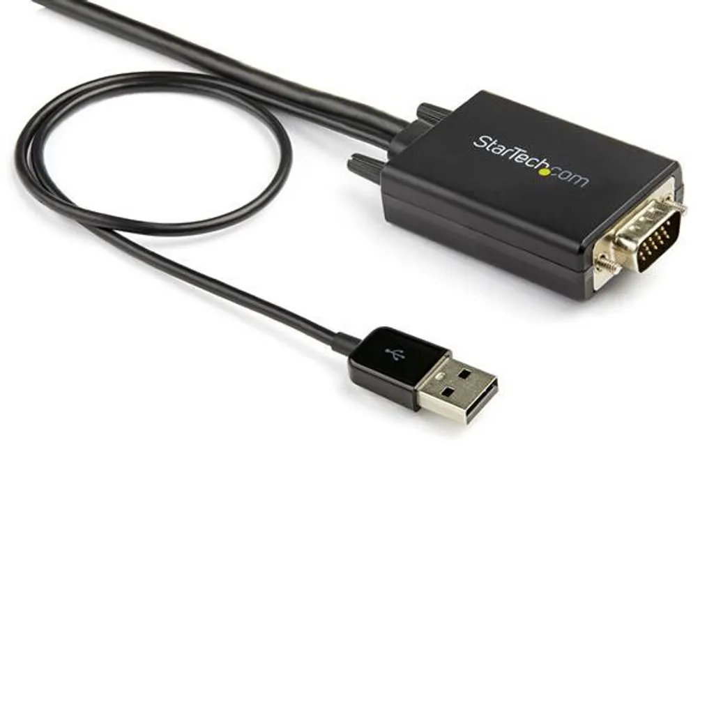 Connecter un PC VGA sur TV HDMI : Câble Adaptateur 2m avec Son et HD - 2