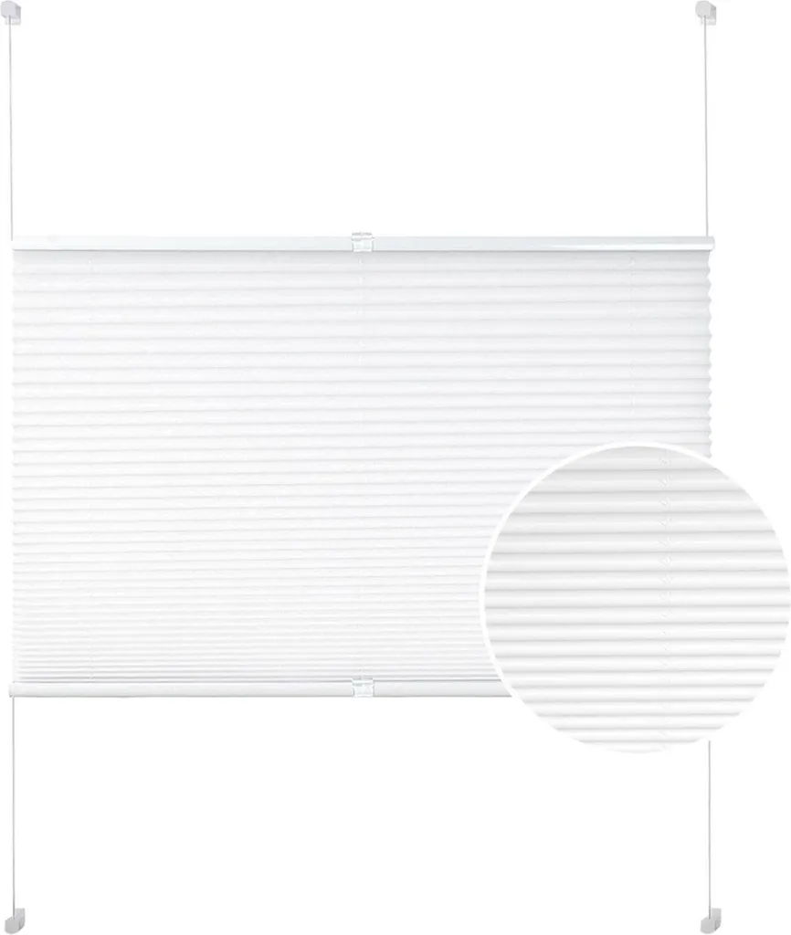 Store Intérieur Blanc pour Chambre et Salon - Isolant Thermique 110x130