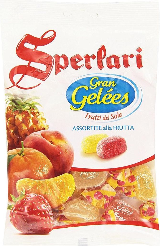 Sperlari gran gelees caramelle frutti del sole gusto assortite alla frutta confezione da 175 grammi (1000027642)