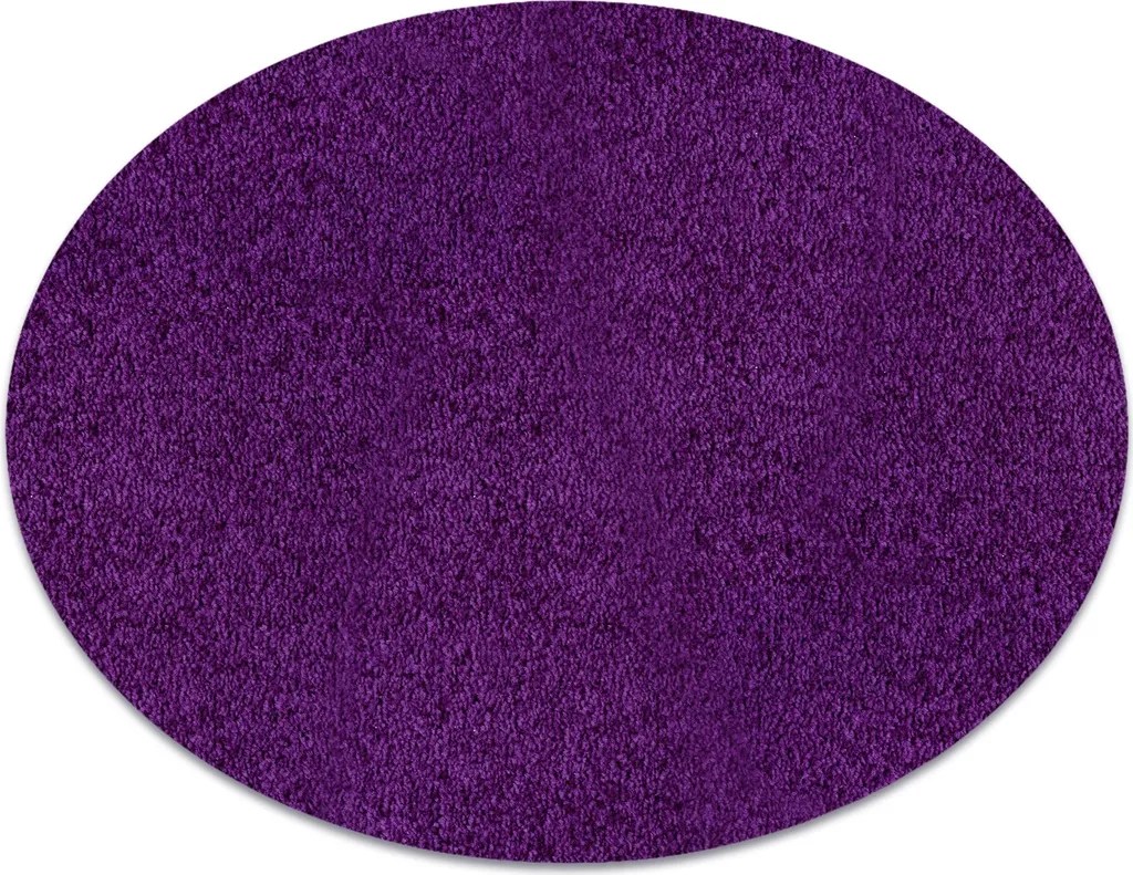 Tapis cercle ETON 200 cm Violet - Design moderne et toucher doux