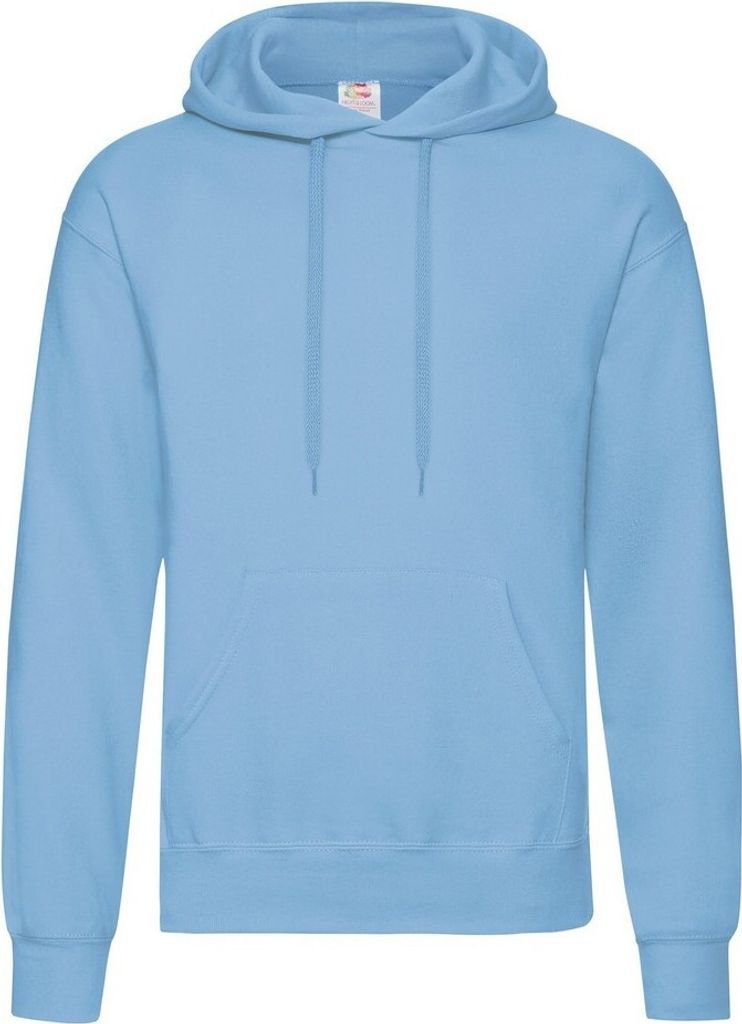 Fruit Of The Loom Herren Kapuzenpullover / Hoodie / Kapuzensweater BC366 (XL) (Himmelblau)