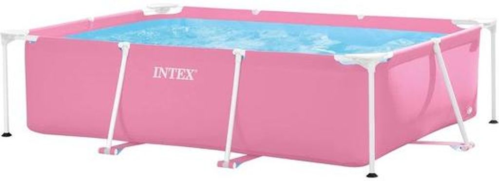 Famanu Rechthoekig zwembad, 2,2 m x 1,5 m x 60 cm - Roze Productafbeelding 