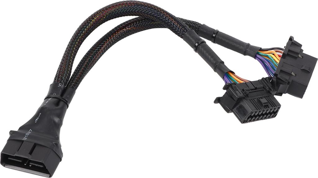 OBD Splitter, Splitter y Kabel hoher Festigkeit Haltbarer Standard in Größe Verschleißfestigkeit mit ABS -Material für Auto Diagnose -Scan Sylp...