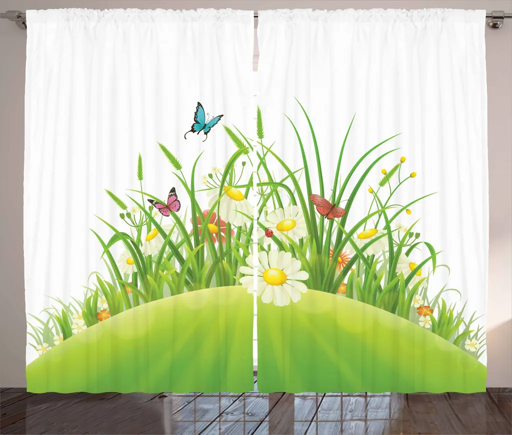 Tenda Rustica Summer Hill ABAKUHAUS: Fiori e Natura 280x245 cm