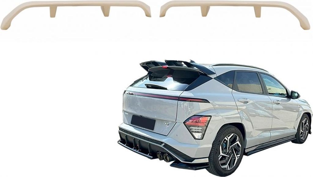 Dachspoilerflügel Flügel Spoiler für Hyundai Kona N-Line Mk2 2023- Unlackiert.