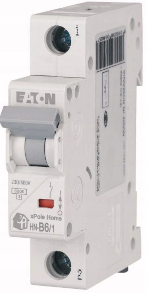 Leitungsschutzschalter 1P B 6A 6kA AC xPole Home HN-B6/1 Produktbild 