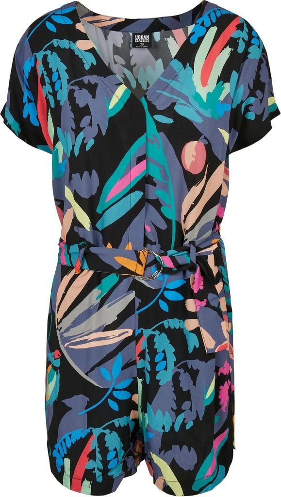 Urban Classics - Jumpsuit Mit Gürtel für Damen TN1652 (XS) (Schwarz)